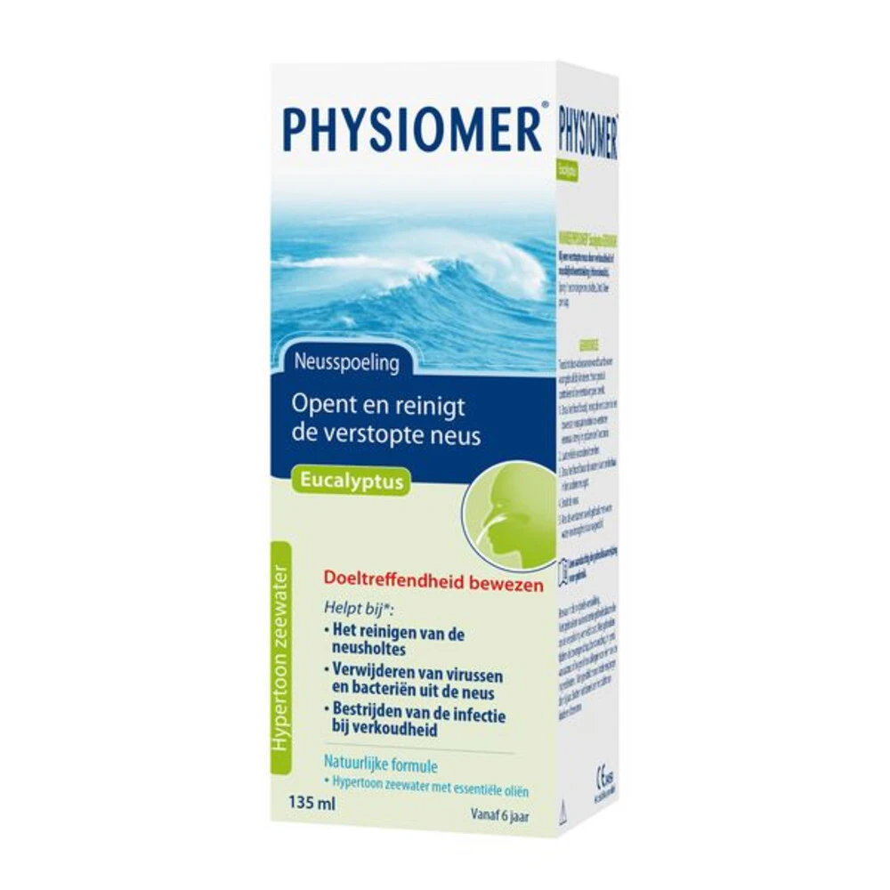 Physiomer Neusspoeling Eucalyptus 4 Physiomer Neusspoeling Eucalyptus - Afbeelding 2
