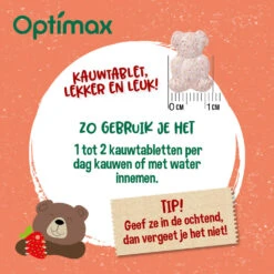 Optimax Kids Multivitaminen Aardbei -Gezondheidssupplementen Winkel 1008181 3
