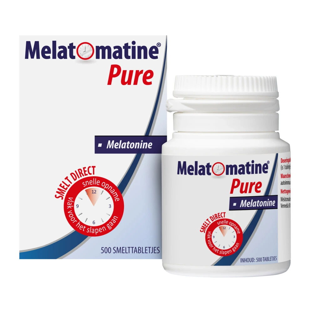 3x Melatomatine Pure Melatonine 4 3x Melatomatine Pure Melatonine - Afbeelding 2