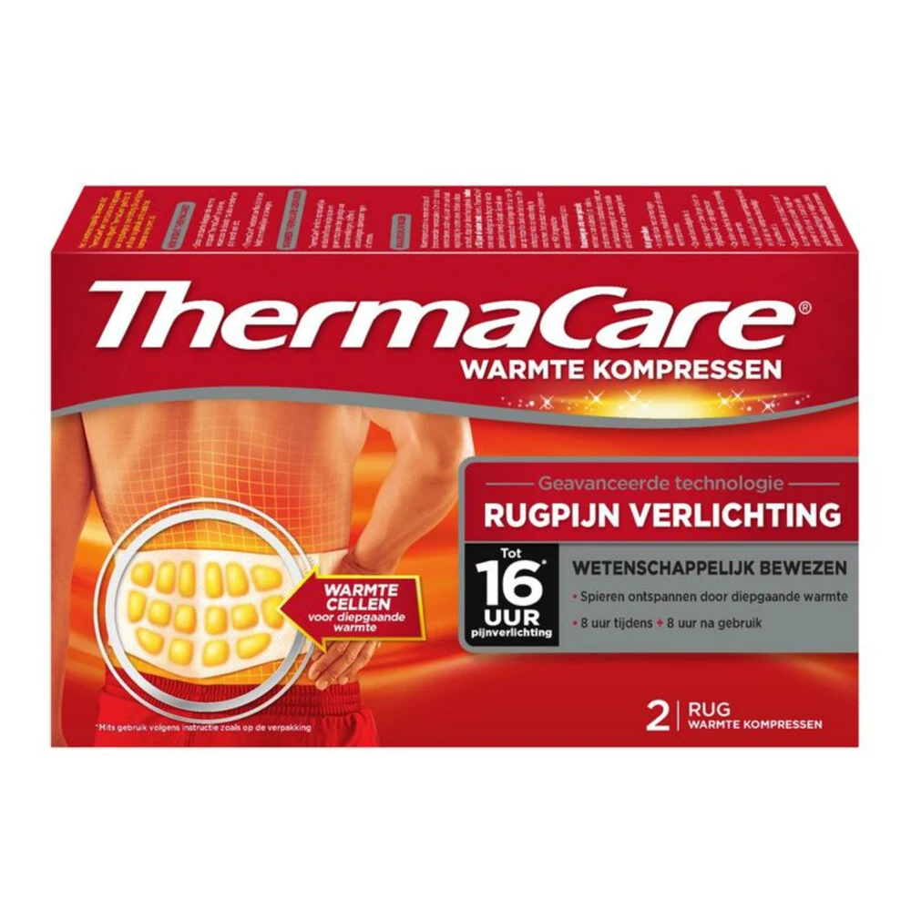 2x Thermacare Rugpijnen 3 2x Thermacare Rugpijnen
