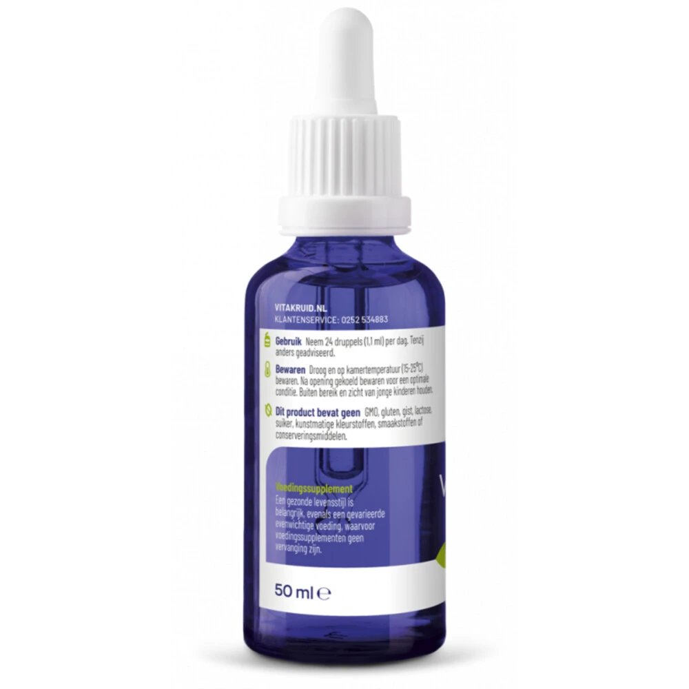 Vitakruid Vegan Omega-3 Algenolie 4 Vitakruid Vegan Omega-3 Algenolie - Afbeelding 2