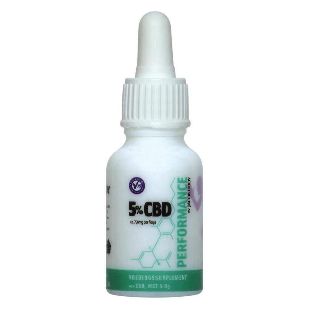 Jacob Hooy Performance CBD Olie 5% 3 Jacob Hooy Performance CBD Olie 5%