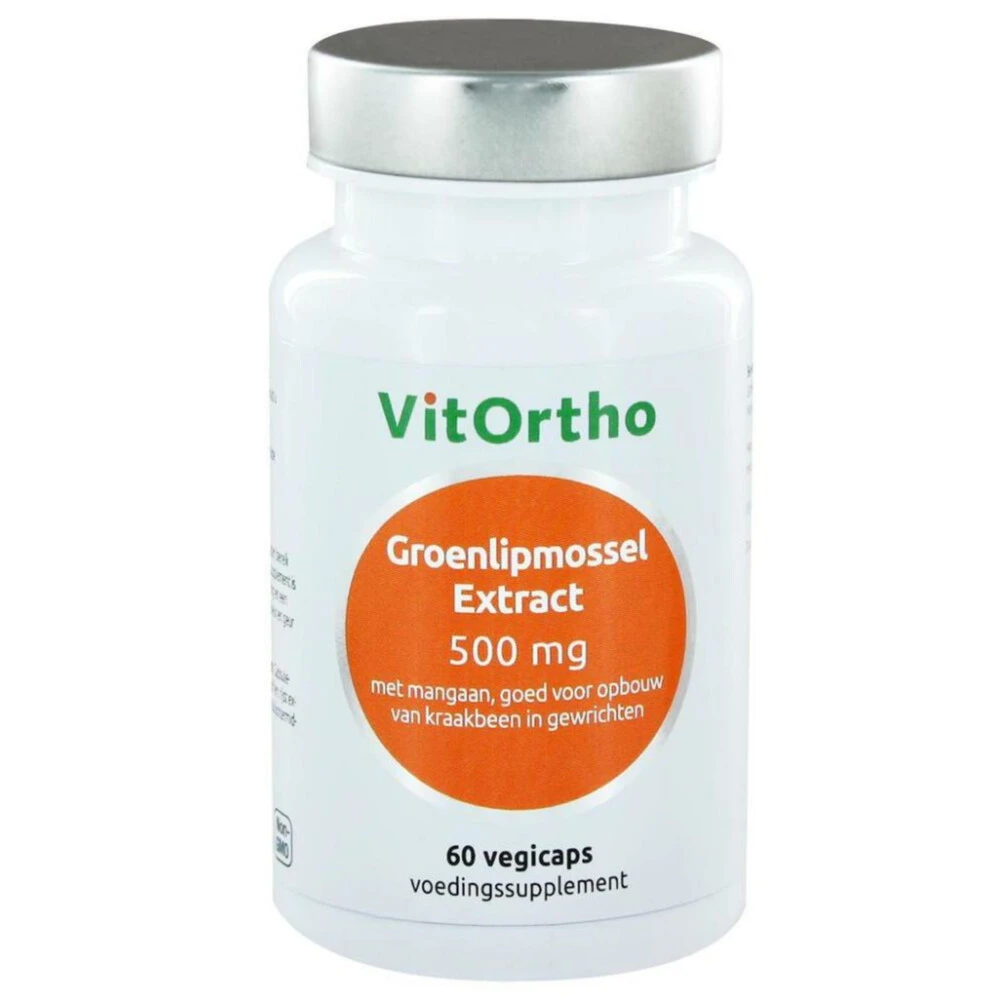 Vitortho Groenlipmossel 500 Mg 3 Vitortho Groenlipmossel 500 Mg