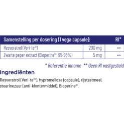 Vitakruid Resveratrol 200 Mg 11 Vitakruid Resveratrol 200 Mg -Gezondheidssupplementen Winkel 1023954 5