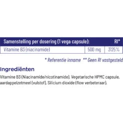 Vitakruid B3 Niacinamide 500 Mg 11 Vitakruid B3 Niacinamide 500 Mg -Gezondheidssupplementen Winkel 1024009 5