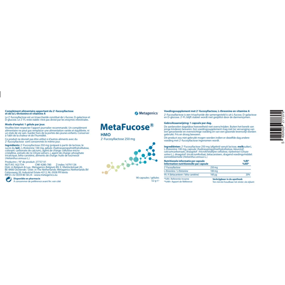 Metagenics Metafucose 4 Metagenics Metafucose - Afbeelding 2