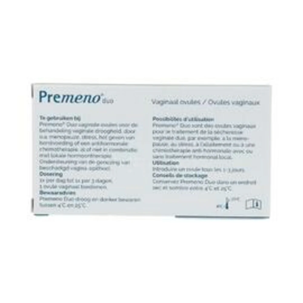 2x Premeno Duo Vaginaal Ovules 4 2x Premeno Duo Vaginaal Ovules - Afbeelding 2
