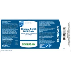 Bonusan Omega 3 MSC DHA Forte -Gezondheidssupplementen Winkel 1035508 3