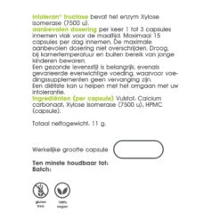 Intoleran Fructase -Gezondheidssupplementen Winkel 1036719 3