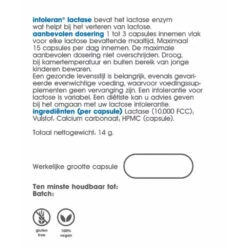 Intoleran Lactase 10.000 -Gezondheidssupplementen Winkel 1036723 3