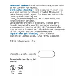 Intoleran Lactase 3000 7 Intoleran Lactase 3000 -Gezondheidssupplementen Winkel 1036743 3
