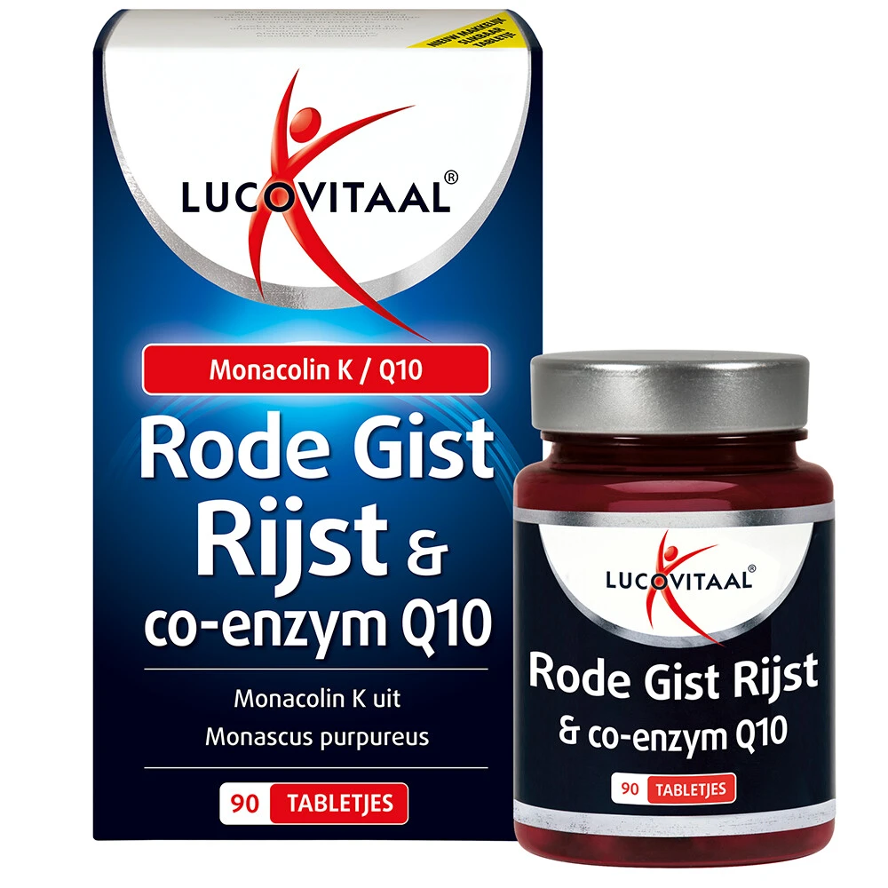 2x Lucovitaal Rode Gist Rijst & Q10 4 2x Lucovitaal Rode Gist Rijst & Q10 - Afbeelding 2