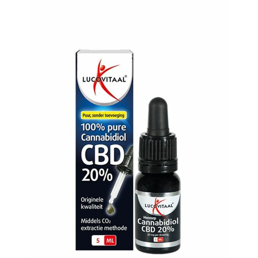 Lucovitaal CBD Cannabidiol Olie 20% 4 Lucovitaal CBD Cannabidiol Olie 20% - Afbeelding 2