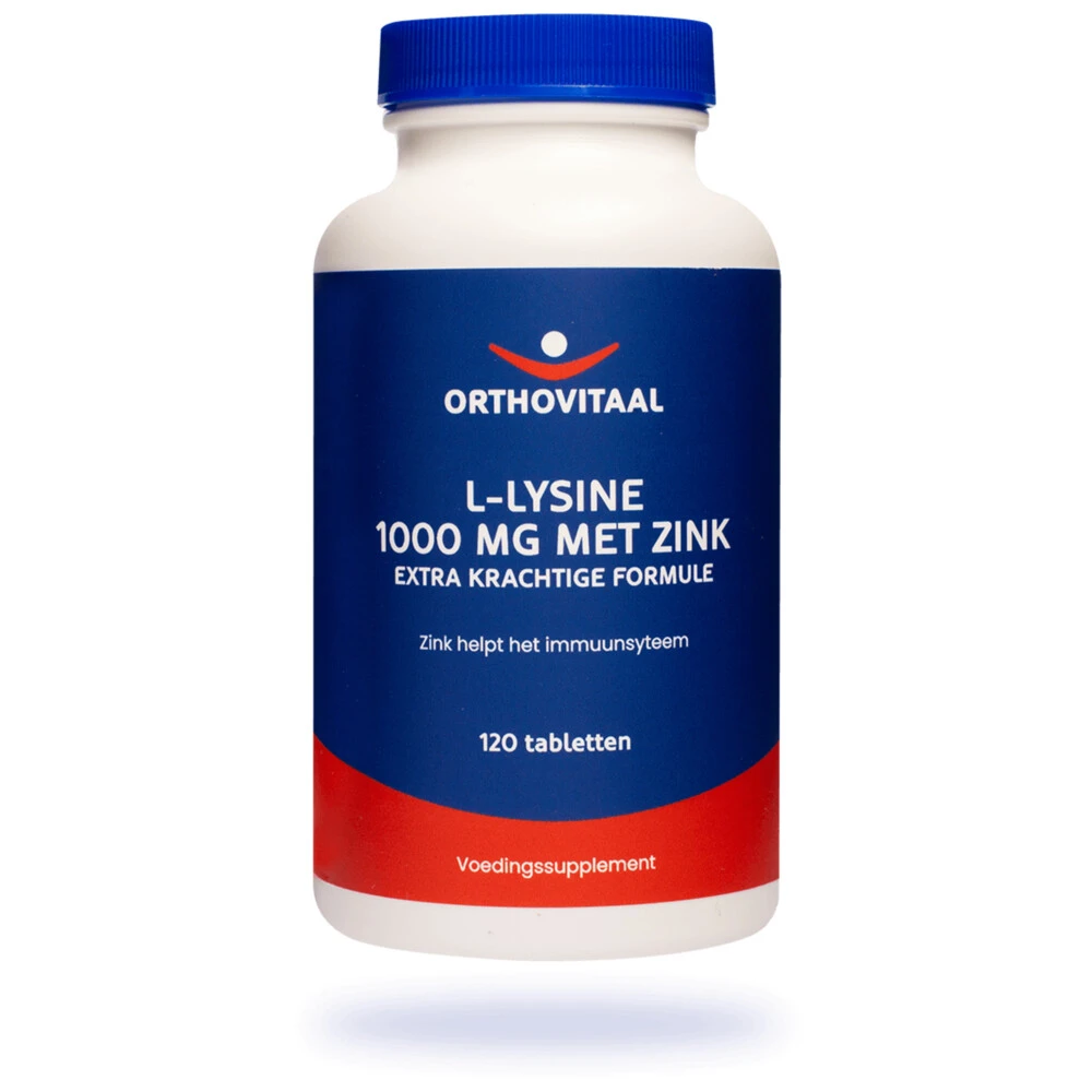Orthovitaal L-Lysine 1000mg Met Zink 3 Orthovitaal L-Lysine 1000mg Met Zink