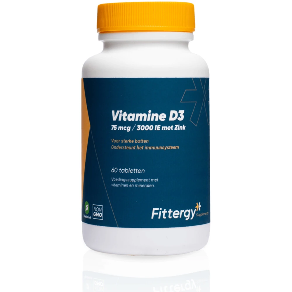 Fittergy Supplements Vitamine D3 75mcg Met Zink 3 Fittergy Supplements Vitamine D3 75mcg Met Zink