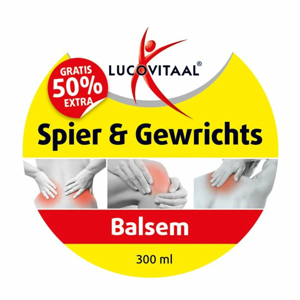 3x Lucovitaal Spier & Gewrichtsbalsem 50% Extra 6 3x Lucovitaal Spier & Gewrichtsbalsem 50% Extra - Afbeelding 4