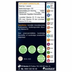 Lucovitaal Vitamine D3 D3 75mcg (3000IE) Forte -Gezondheidssupplementen Winkel 1067598 3 1