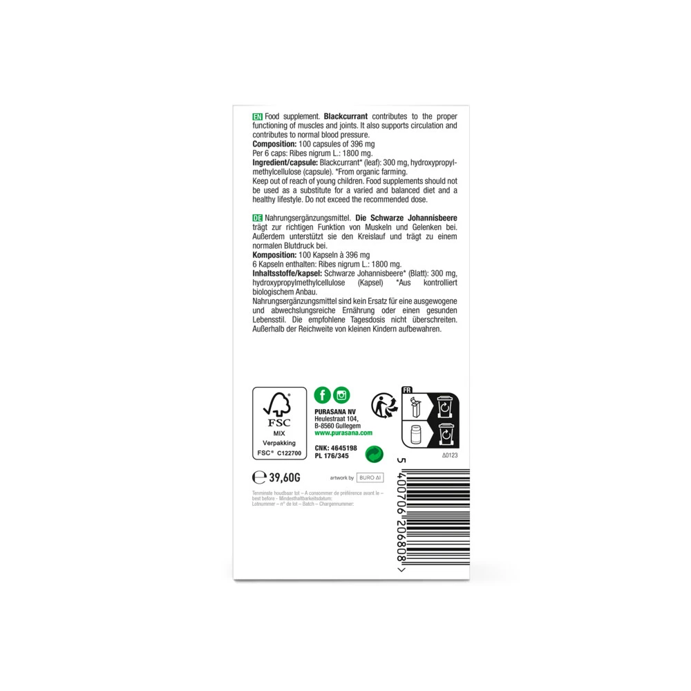 Purasana Zwarte Bes 300 Mg 5 Purasana Zwarte Bes 300 Mg - Afbeelding 3