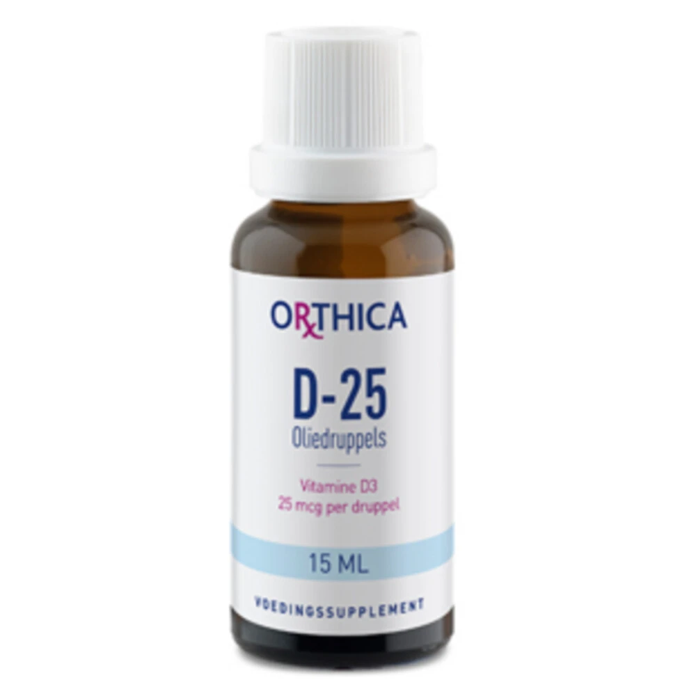 2x Orthica Vitamine D-25 Oliedruppels 4 2x Orthica Vitamine D-25 Oliedruppels - Afbeelding 2