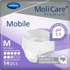 4x Molicare Premium Mobile 8 Druppels Medium 2015 Ml Absorptie