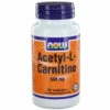NOW Acetyl L Carnitine 500mg -Gezondheidssupplementen Winkel 711942