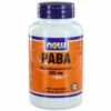 NOW Paba 500mg 1 NOW Paba 500mg -Gezondheidssupplementen Winkel 711960