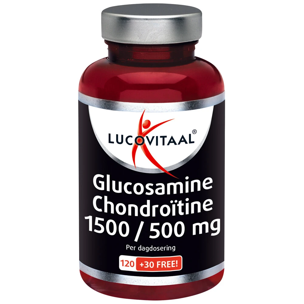 Lucovitaal Glucosamine Chondroïtine 1500/500 Mg 3 Lucovitaal Glucosamine Chondroïtine 1500/500 Mg