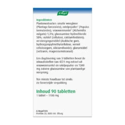 A.Vogel Glucosamine + Alchemilla 12 A.Vogel Glucosamine + Alchemilla -Gezondheidssupplementen Winkel 732327 5