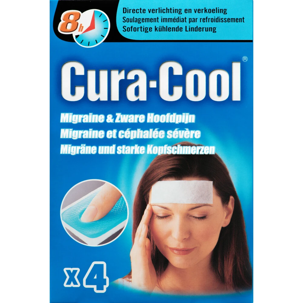 3x Be Cool Cura-cool Migraine Strips 3 3x Be Cool Cura-cool Migraine Strips