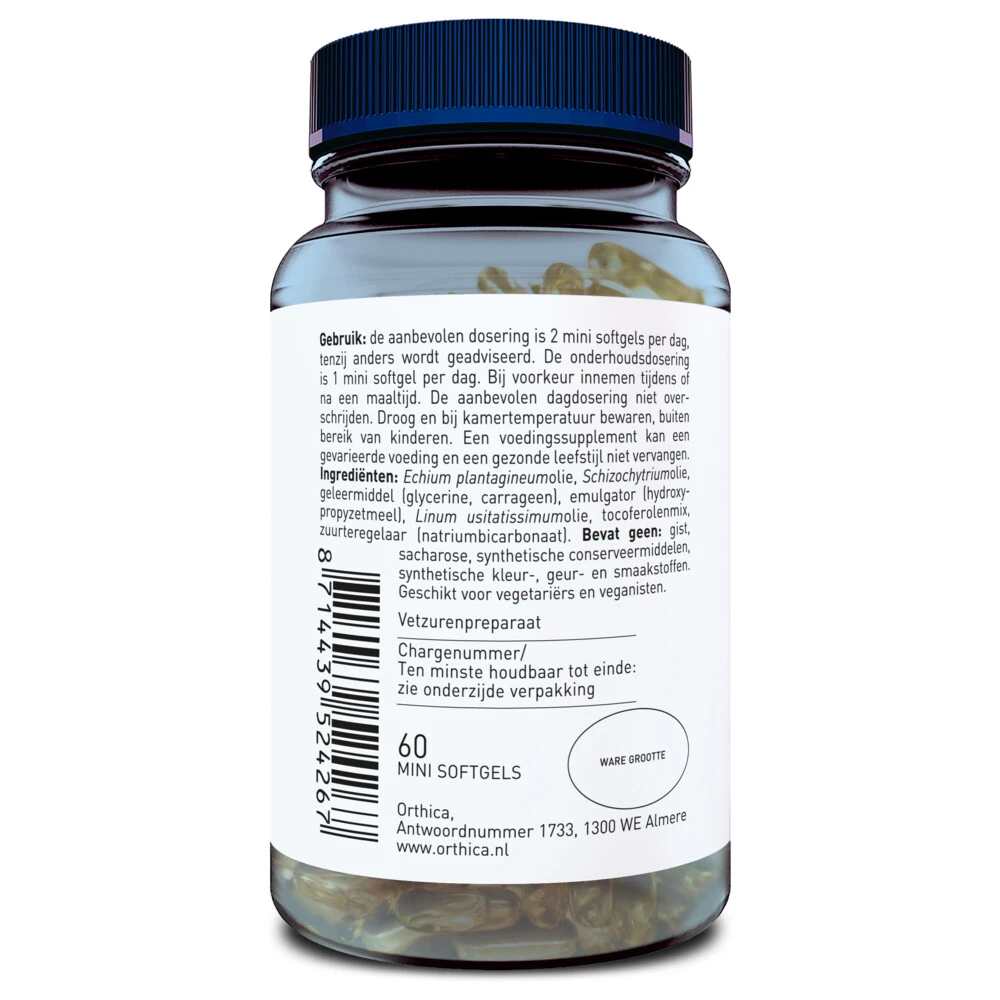 2x Orthica Omega 3 Vegan 5 2x Orthica Omega 3 Vegan - Afbeelding 3
