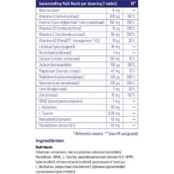 Vitakruid Multi Nacht 11 Vitakruid Multi Nacht -Gezondheidssupplementen Winkel 950227 5