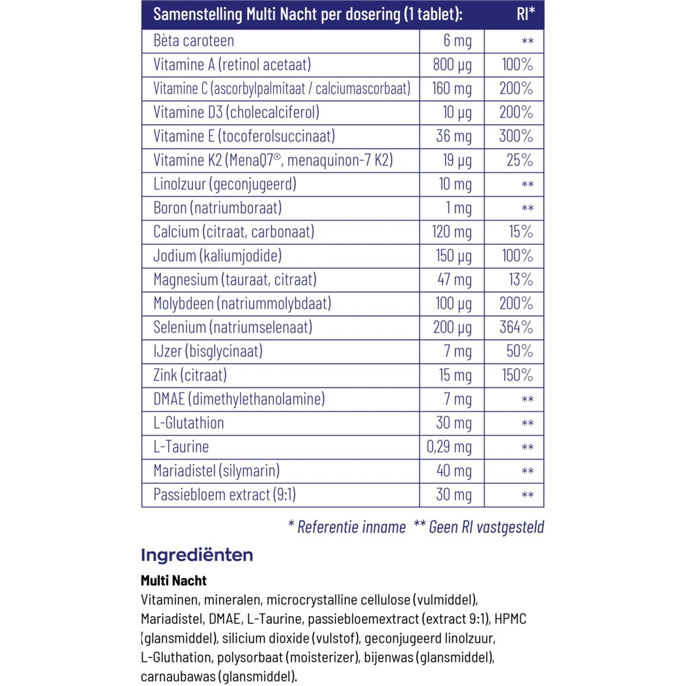 Vitakruid Multi Nacht 7 Vitakruid Multi Nacht - Afbeelding 5