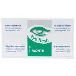 Eye Fresh Zachte Maandlenzen 6-pack -2,50