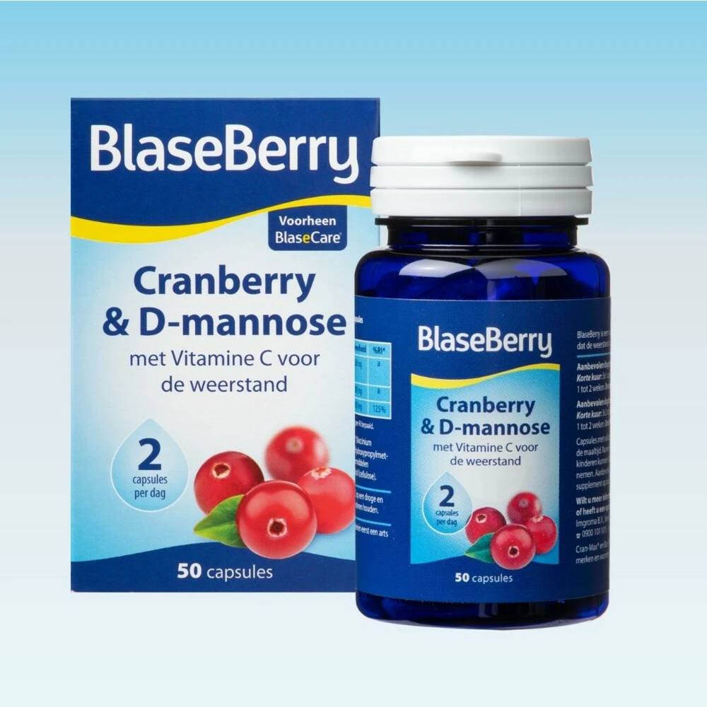 Blase Berry Cranberry & D-Mannose 4 Blase Berry Cranberry & D-Mannose - Afbeelding 2