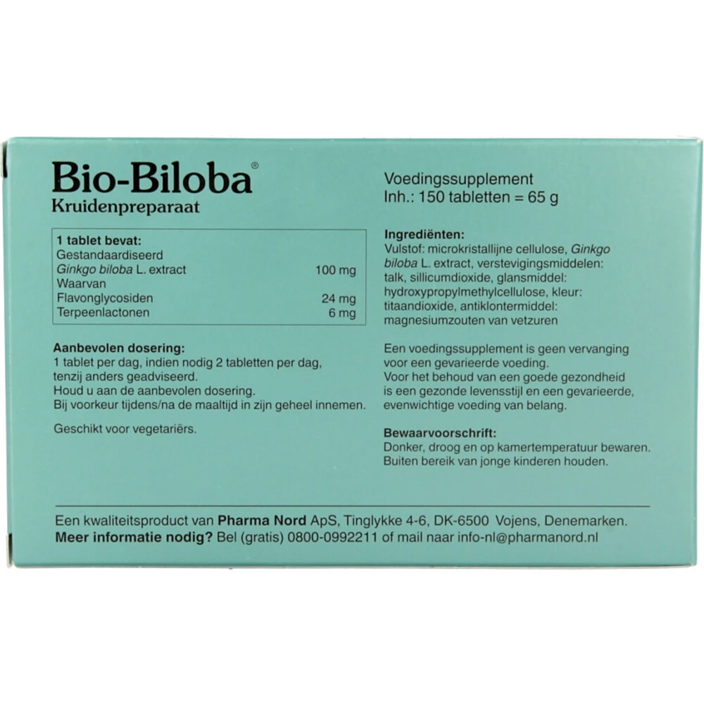 Pharma Nord Bio-Biloba 4 Pharma Nord Bio-Biloba - Afbeelding 2
