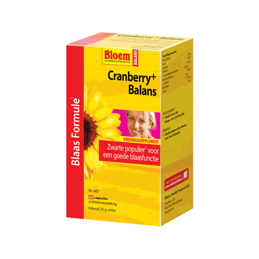 Bloem Cranberry + Balans 3 Bloem Cranberry + Balans