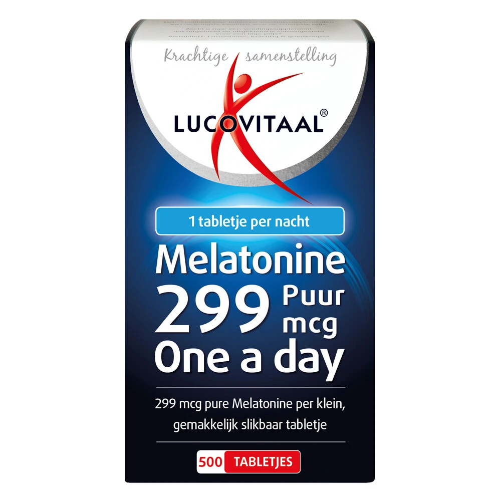 Lucovitaal Melatonine Puur 0.299mg 3 Lucovitaal Melatonine Puur 0.299mg