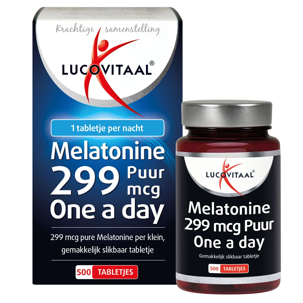 Lucovitaal Melatonine Puur 0.299mg 6 Lucovitaal Melatonine Puur 0.299mg - Afbeelding 4