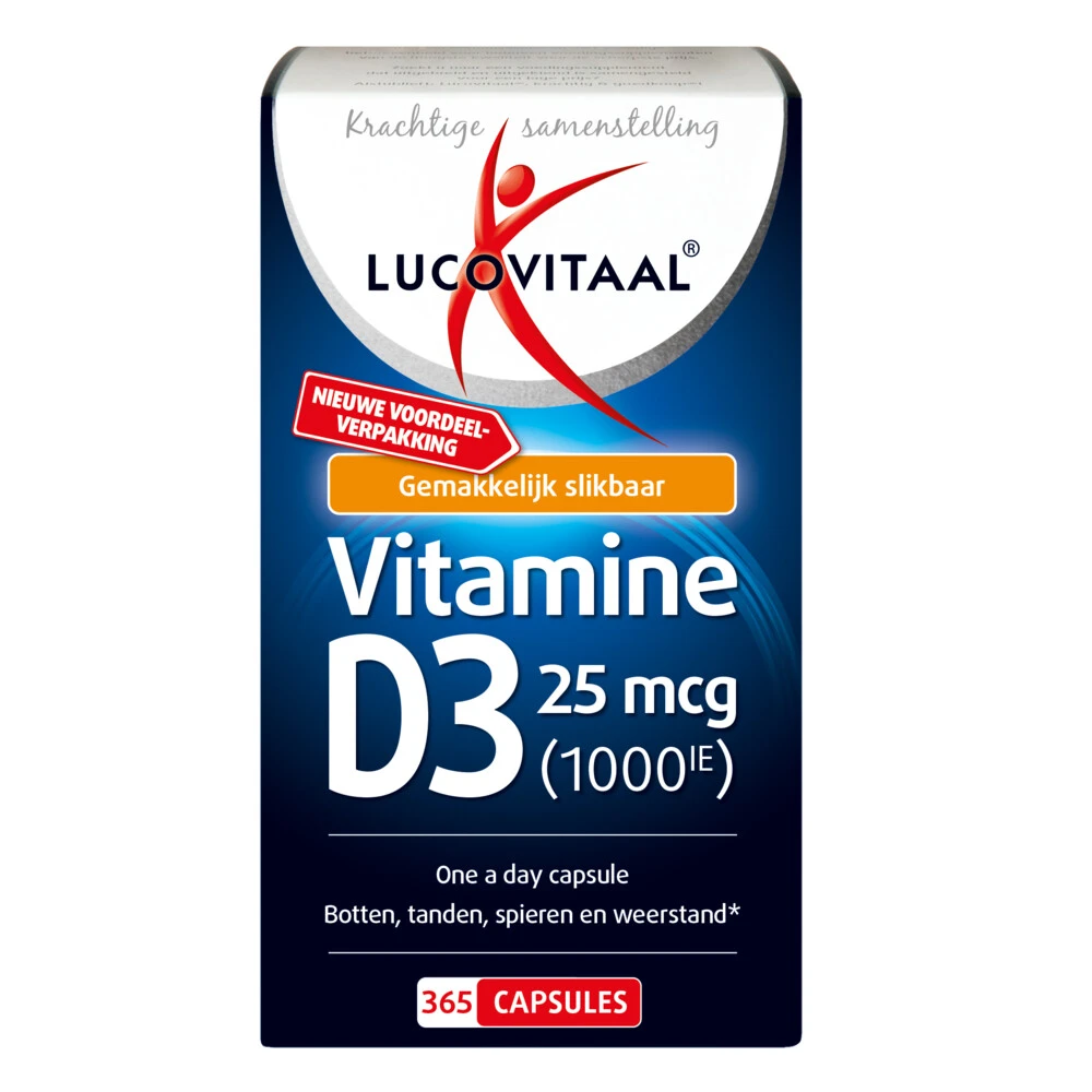 Lucovitaal Vitamine D3 25mcg 3 Lucovitaal Vitamine D3 25mcg