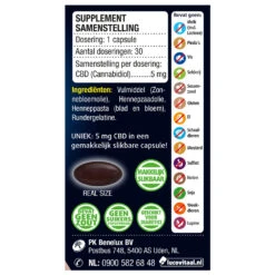 Lucovitaal CBD Cannabidiol 5 Mg 8 Lucovitaal CBD Cannabidiol 5 Mg -Gezondheidssupplementen Winkel 984246 3