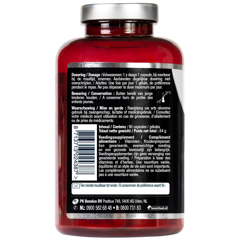 Lucovitaal Super Kurkuma X-tra Krachtig 6 Lucovitaal Super Kurkuma X-tra Krachtig - Afbeelding 4