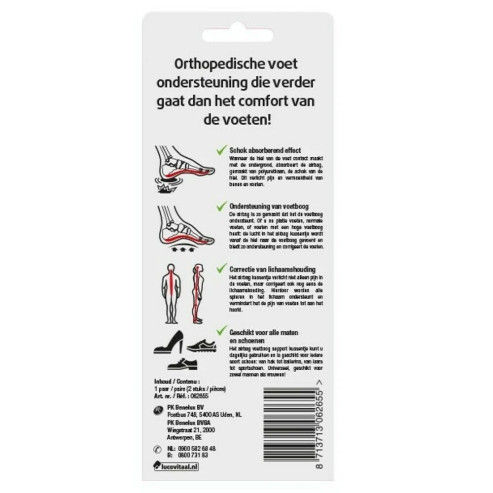 Lucovitaal Orthopedisch Voetondersteuning Airbags 4 Lucovitaal Orthopedisch Voetondersteuning Airbags - Afbeelding 2
