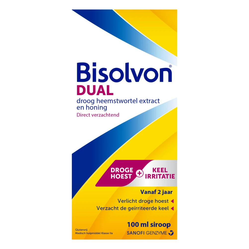 Bisolvon Dual Droge Hoest Keelirritatie Siroop 3 Bisolvon Dual Droge Hoest Keelirritatie Siroop